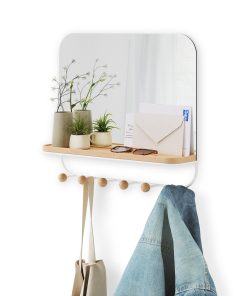 Estique Mirror with Hooks